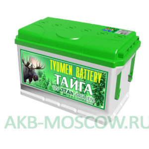 Купить аккумулятор Tyumen Battery Тайга 77 в Москве
