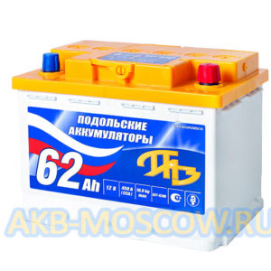 Купить аккумулятор Подольский аккумулятор 62 в Москве